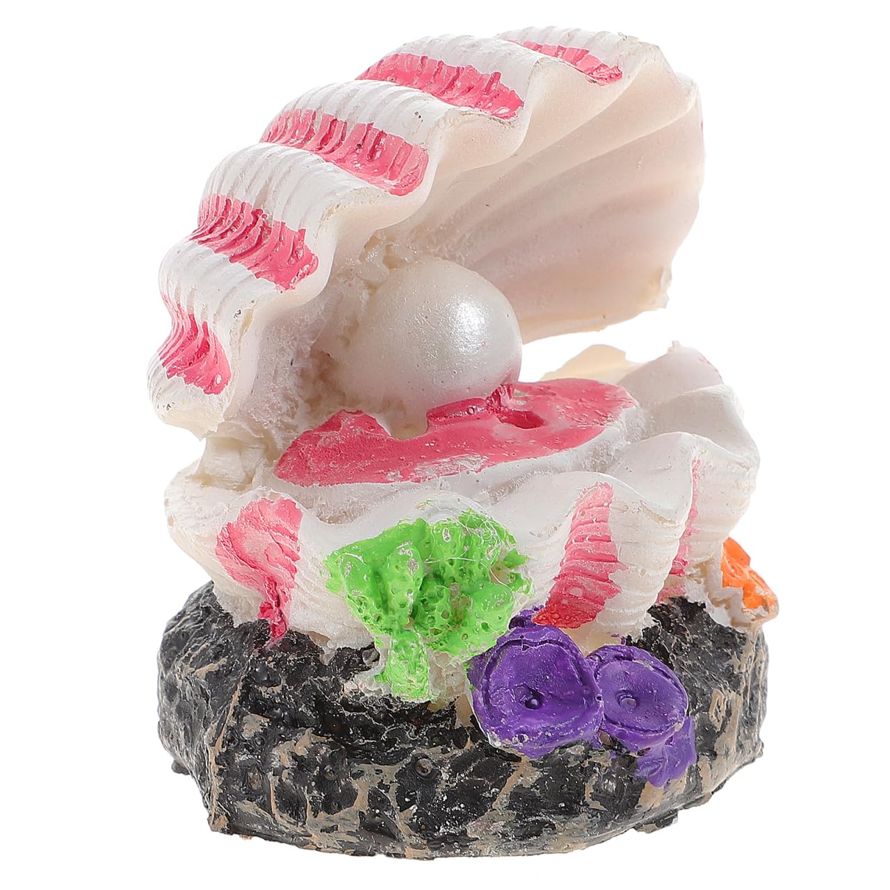 POPETPOP Aquarium Dekoration Blasenstein Muschel Ornament 2.36X2.17X2.17In Sprudelstein Für Aquarium Landschaftssimulation Kreative Luftblasenverzierung