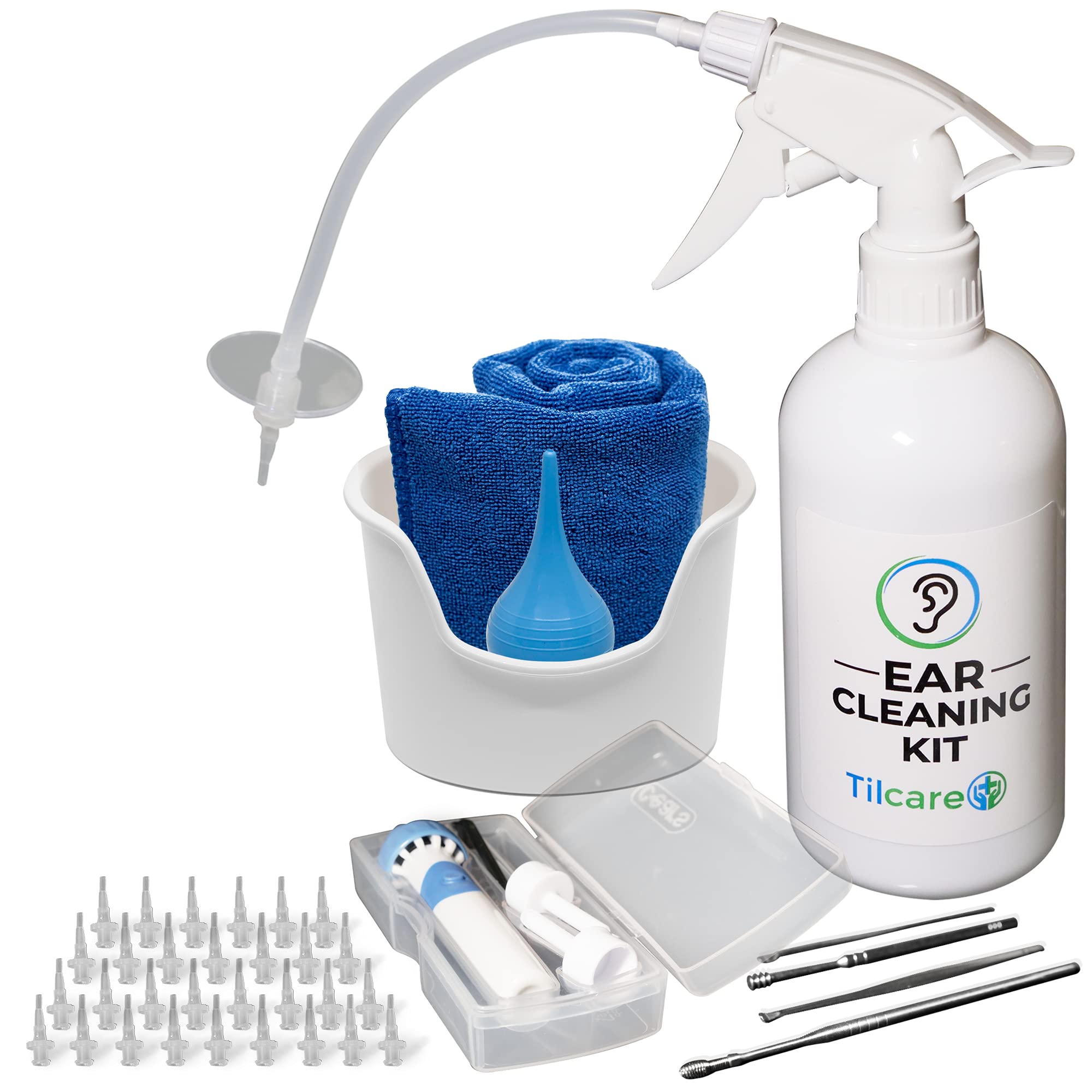Ear Wax Vacuum Removal Tool by Tilcare Ear Irrigation Flushing System