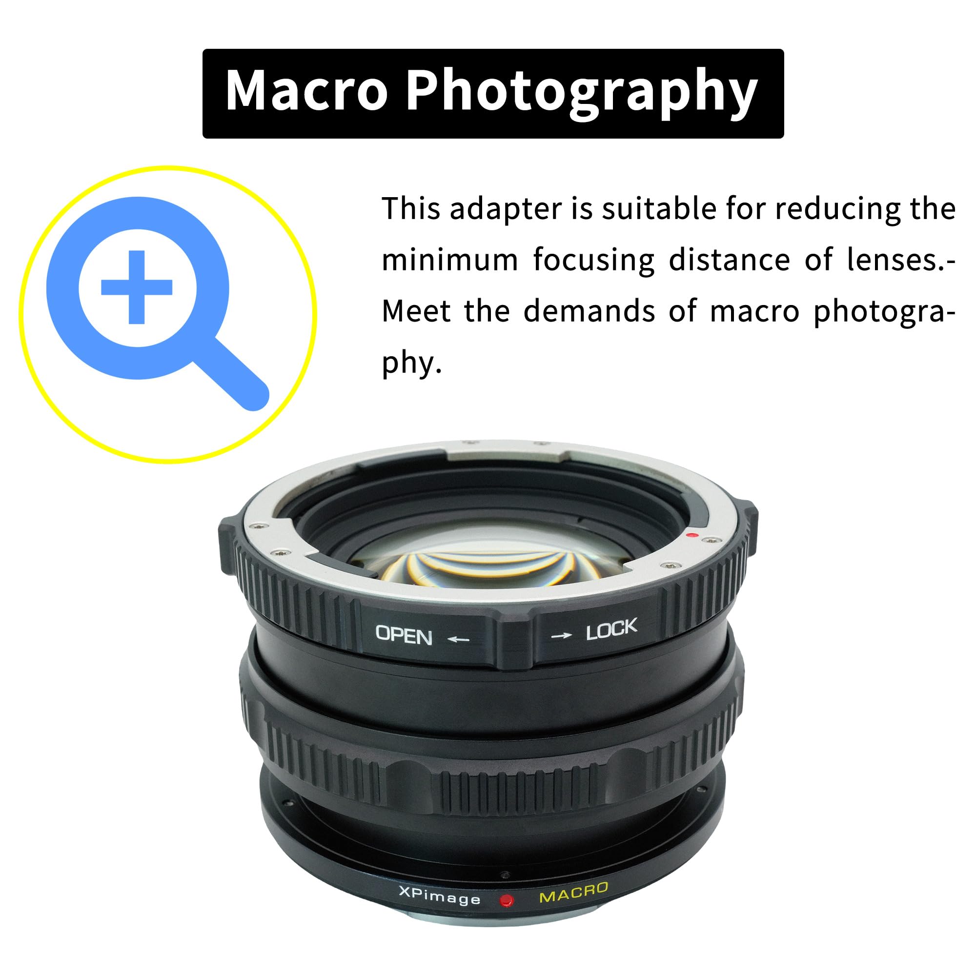Amazon.com : XPIMAGE 0.8X Focal Reducer Speed Booster Adapter for