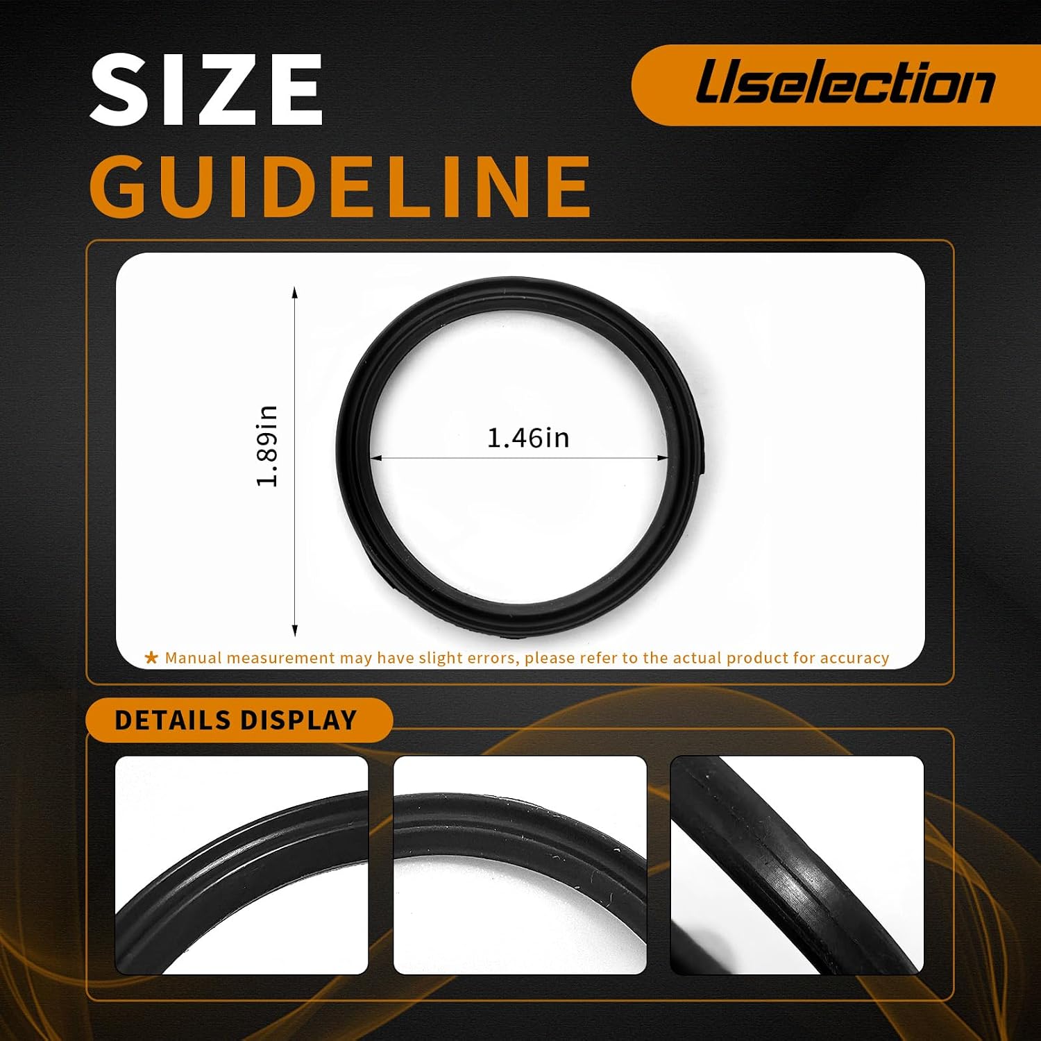 12617604790 038103196B 2PCS Oil Level Sensor Gasket Compatible with Mnin BMW Audi Benz Volkswagen Porsche Oil Pan Sensor O-Ring OEM Part 0019977241