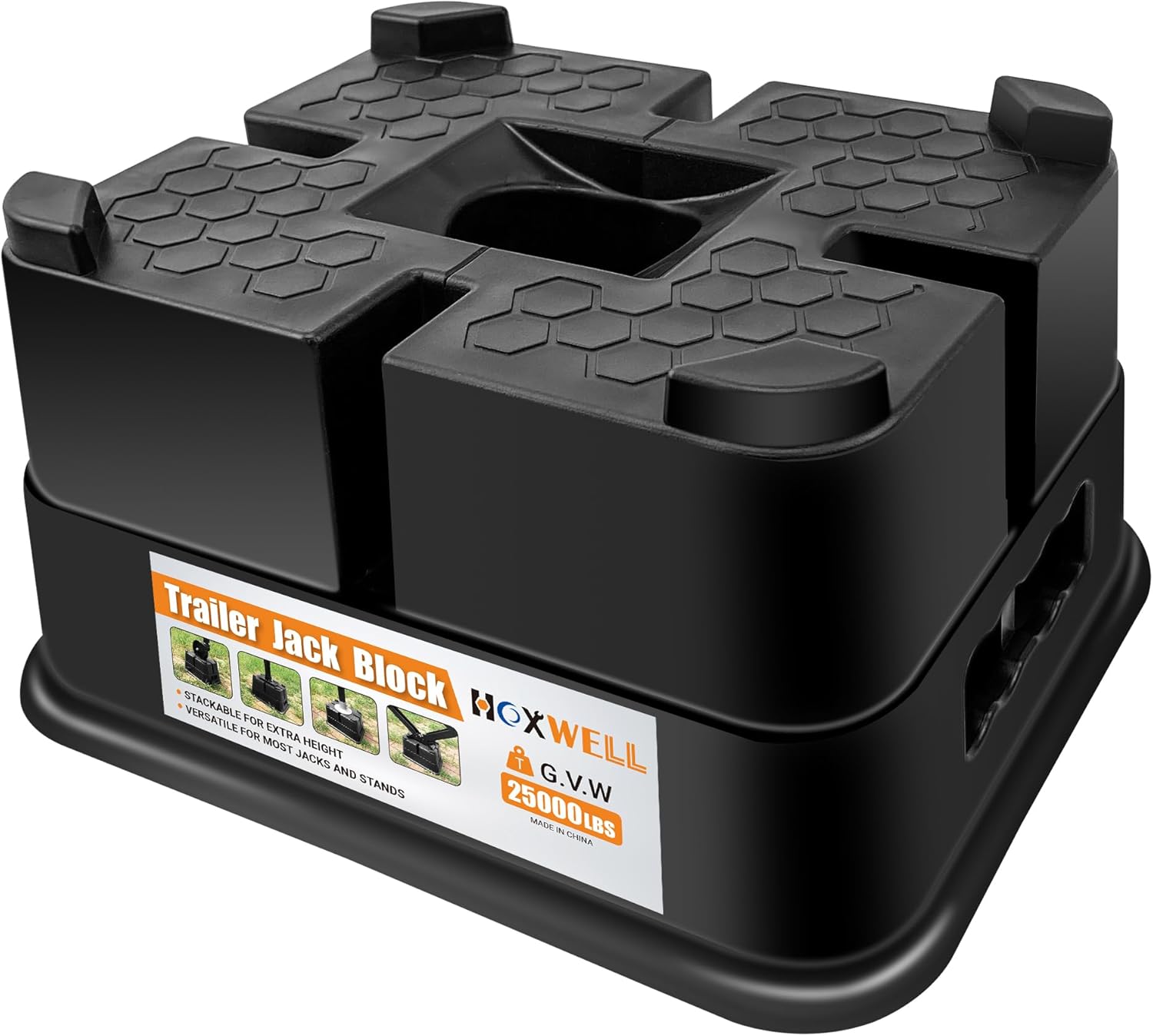 HOXWELL Trailer Jack Block, 1 PC RV Camper Stabilizer