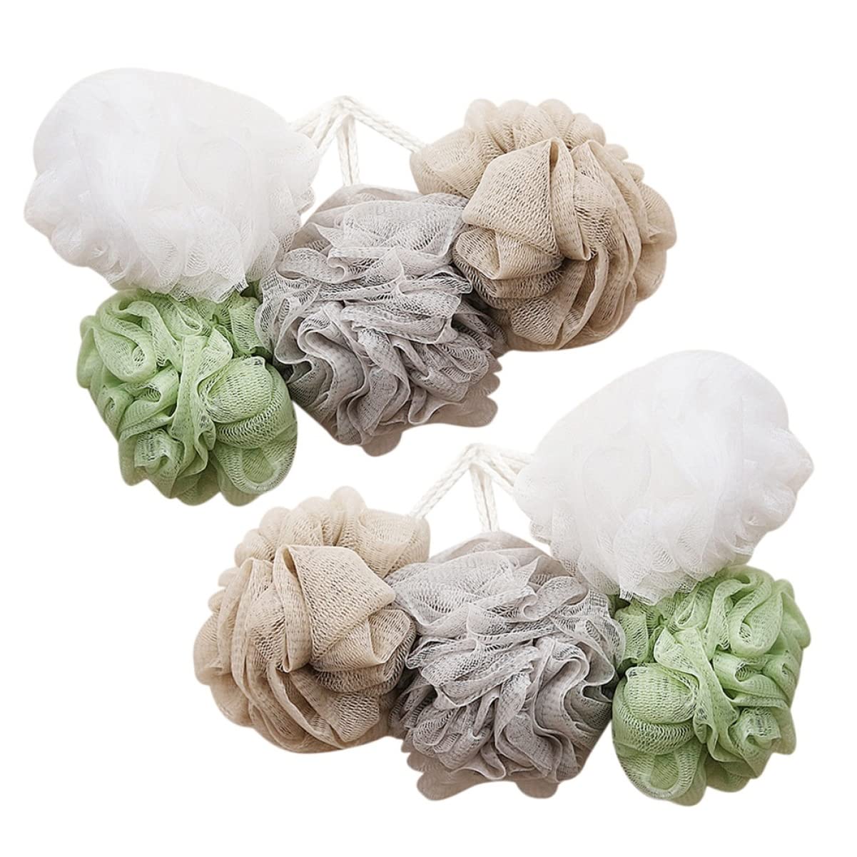 FRCOLOR 2 Sets Praktisches Bade-duschschwamm-set Großes Zum Peeling Reinigen Der Haut 8 Stück * 2