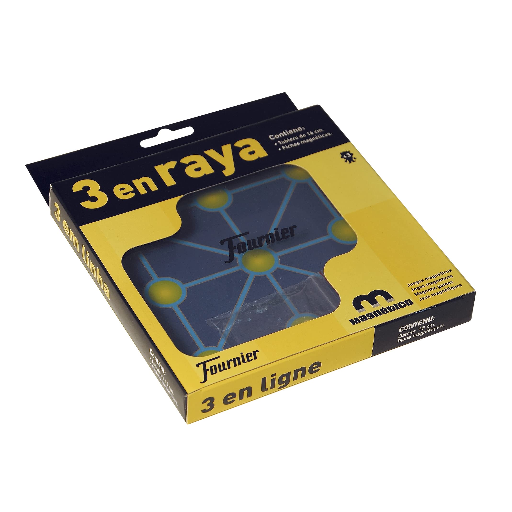 Fournier - 3 en raya magnético de Cartón (F32843)