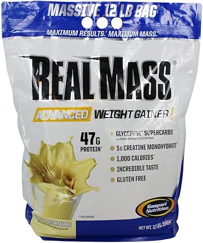 Miniatura 16 de Gaspari Nutrition Masa real, ganador de peso avanzado, alto en proteínas, carbohidratos de gycofuse y monohidrato de creatina, formulación moderna