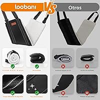 Vista 7 de LOOBANI - Cabestrillo portátil para perros para patas traseras, arnés de soporte de cadera para ayudar a levantar la parte trasera para ayuda