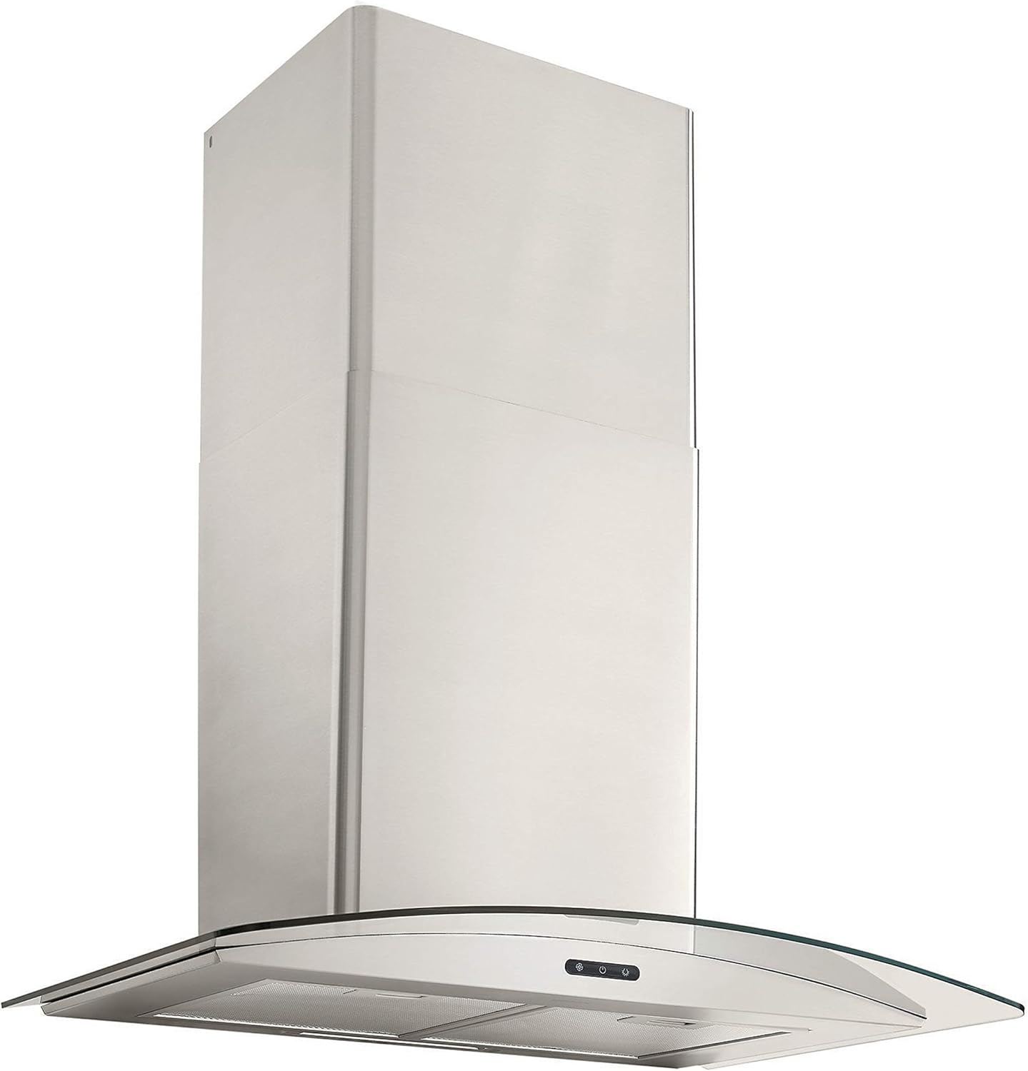 Broan-NuTone EW4636SS Wall-Mount Stainless Steel Chimney Insert with LED Lights, 400 CFM, 36-Inch Range Hood