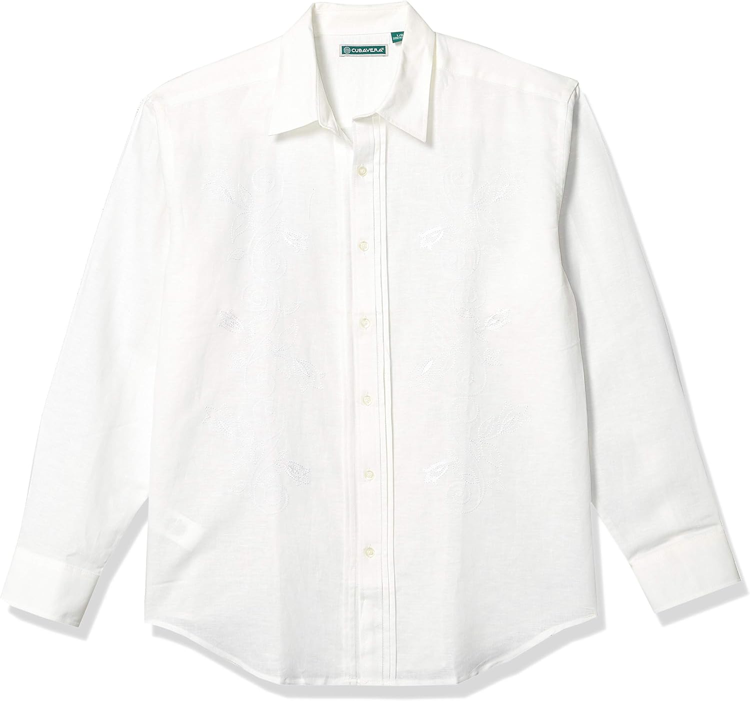 White linen blend shirt Clearance