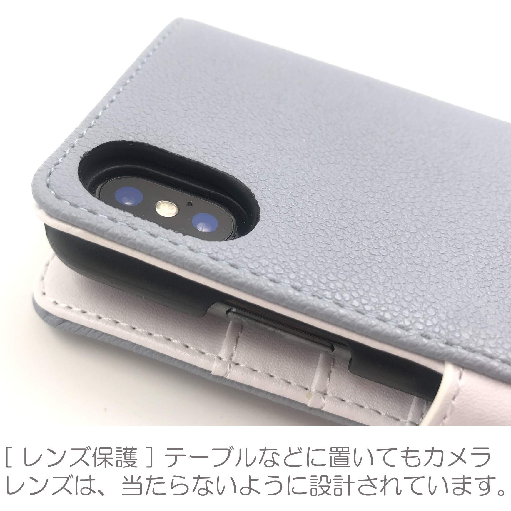 Amazon.co.jp: 〔海友社〕iPhone X/XS 手帳型 ケース 軽量 ワイヤレス