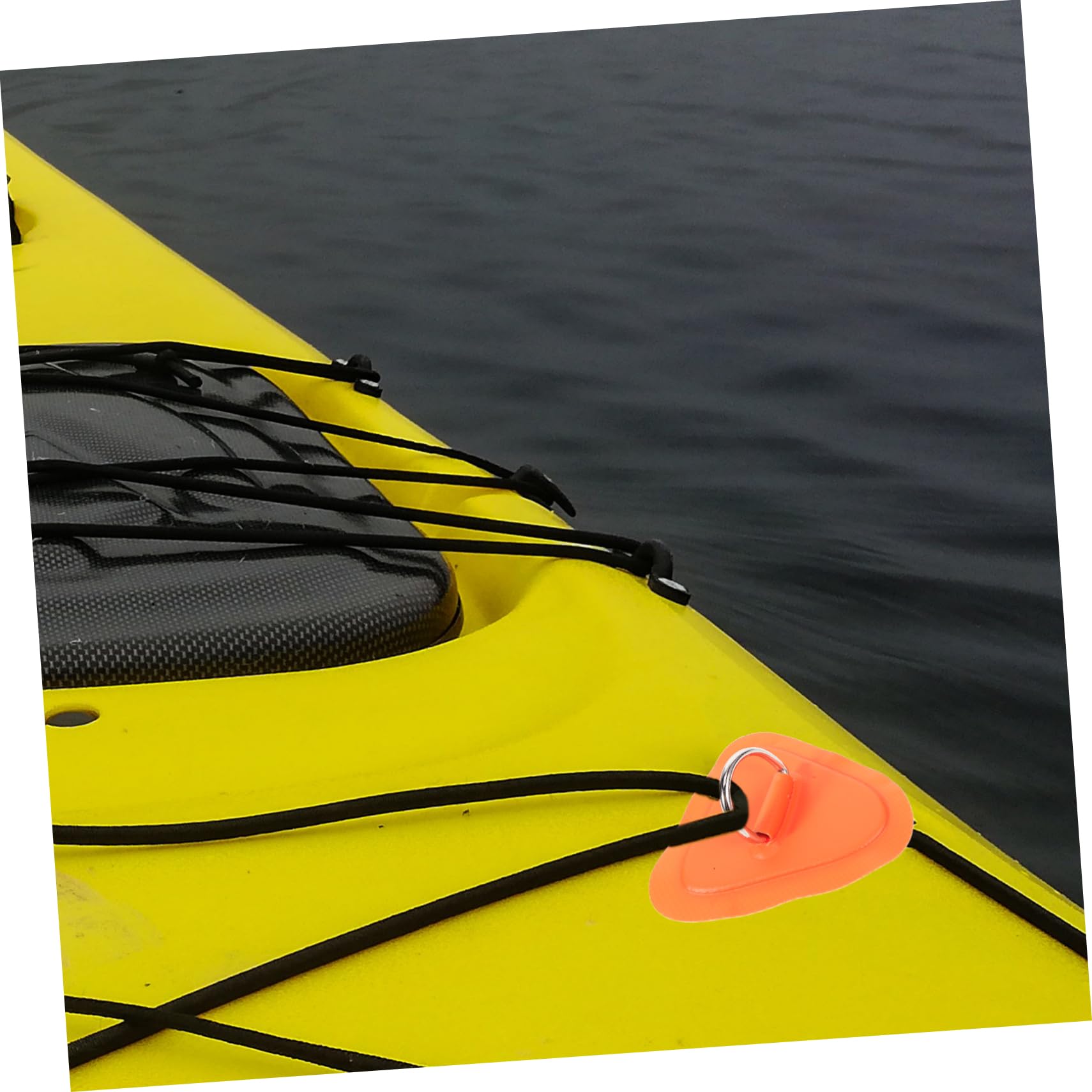 UPKOCH D Ring Befestigungsset für Aufblasbare Boote Teiliges mit D Ring Patches Elastischem Seil und Schnallen für Kajaks und Stand Up Paddleboards Vielseitiges Zubehör für