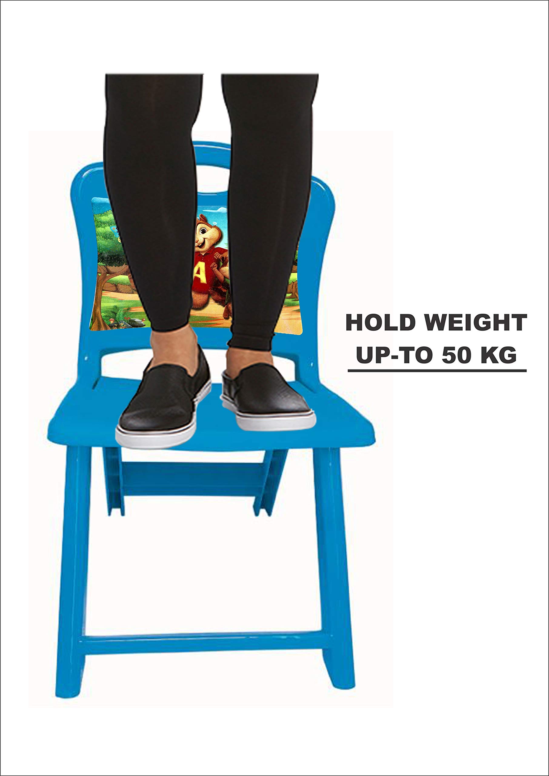 TRUE INDIAN Foldable Anti Skid Chair Weather Resistant and Waterproof Lightweight Safe and Non Toxic for Indoor and Outdoor Use 2