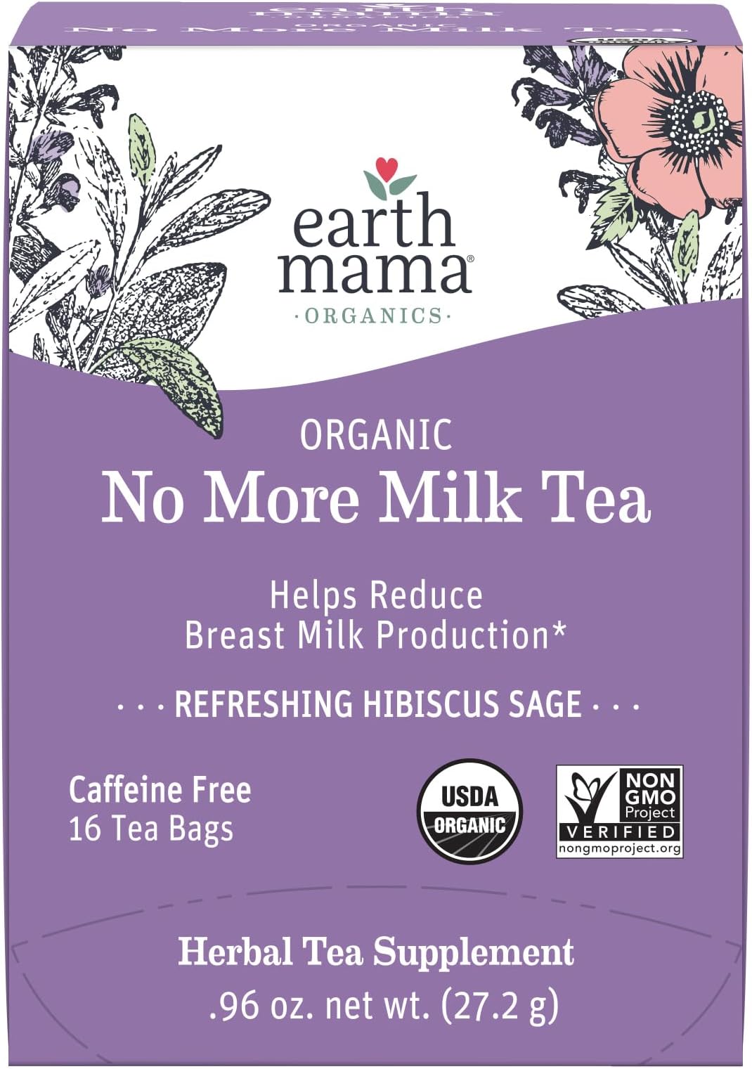 Earth MamaAngel Baby - Organic No More Milk Tea Caffeine Free Refreshing