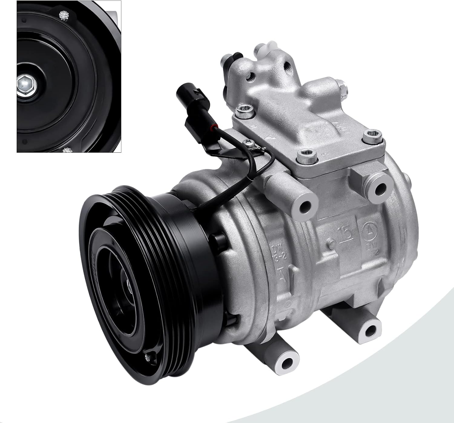 A/C Compressor with Clutch for 2004-2006 Kia Spectra and 2005-2007 Kia SP0RTAGE 2.0 L