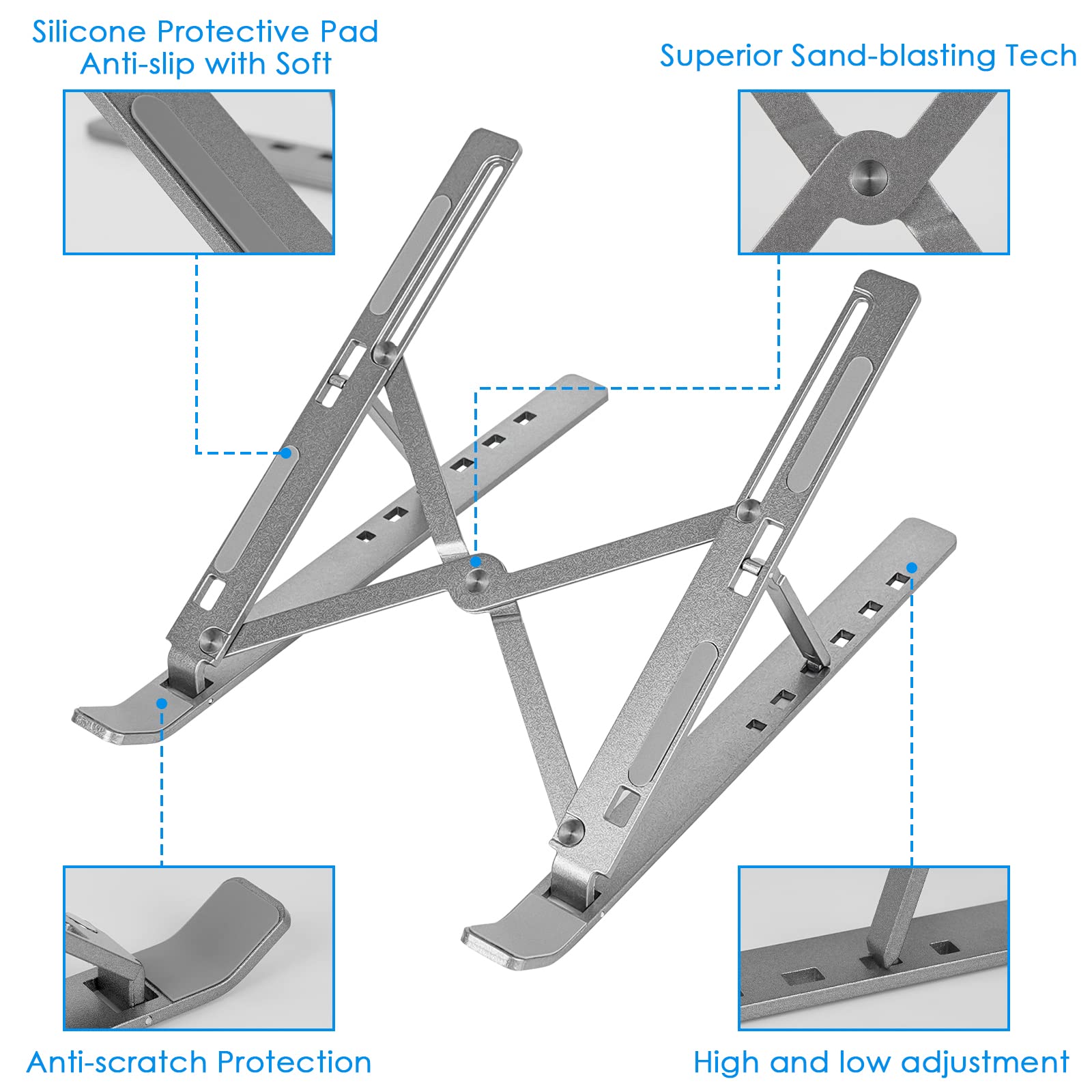 Musiin Soporte ajustable para controlador de tambor compatible con NI Maschine Plus MK3 (gris)