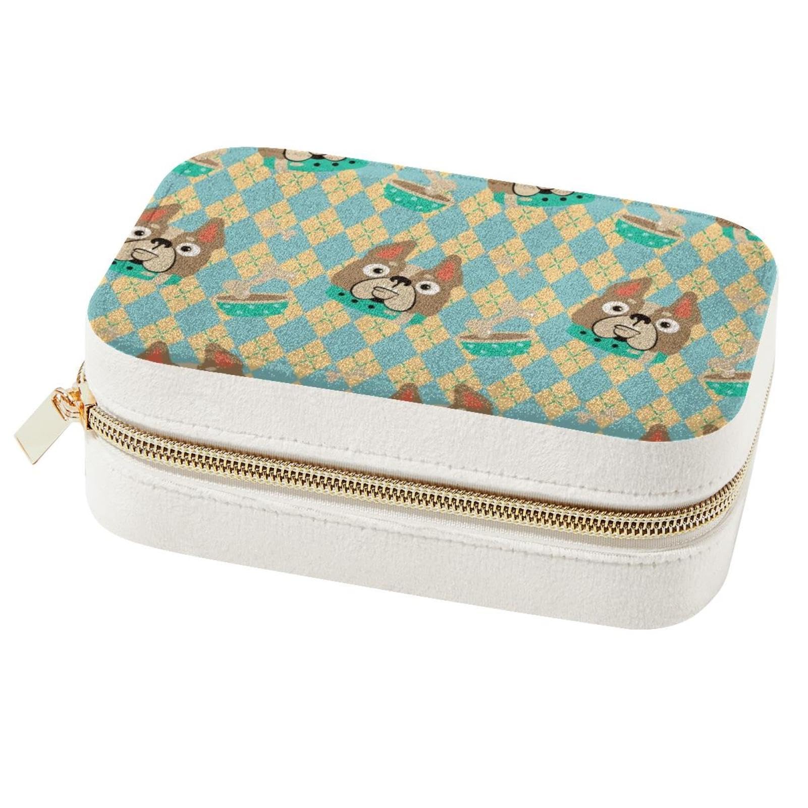 Boîte à bijoux portable chien le cadeau demoiselle d'honneur parfait