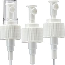 Leak Proof Fine Mist Spray Head 3 Pk. Plunger Sprayer Replacement Cap for Large Bottles, BPA-free 24/410 Thread Fingertip Pump Mister Top with 9.25 in. Tube for Home, Cleaning, Beauty + Hair Care