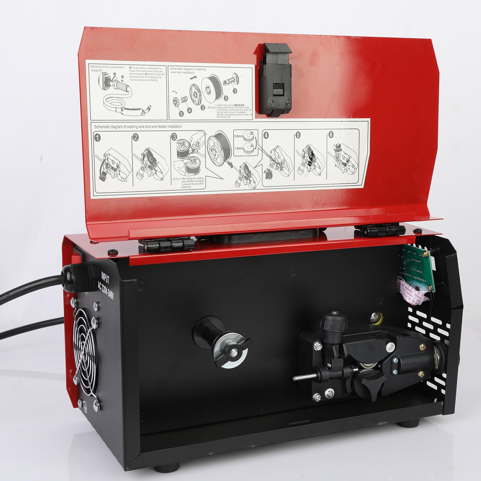 VEVOR Saldatrice MIG 250 A 5 in 1 MIG Senza Gas MIG Gas MMA Lift TIG