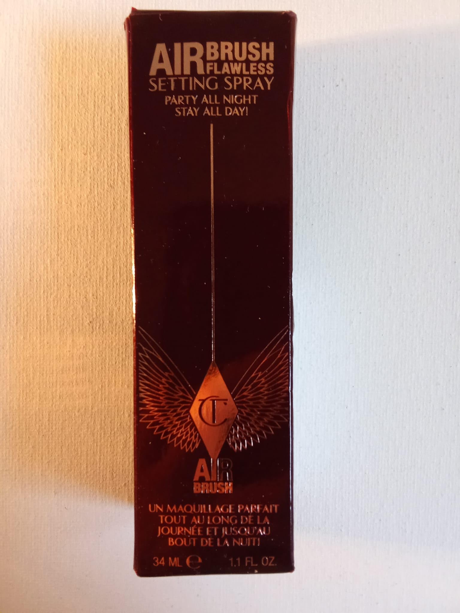 Charlotte Tilbury ORIGINAL | Spray Airbrush Flawless Setting | BELLA by Cloud.Sales Cosmetics (SETTING SPRAY 34ml)