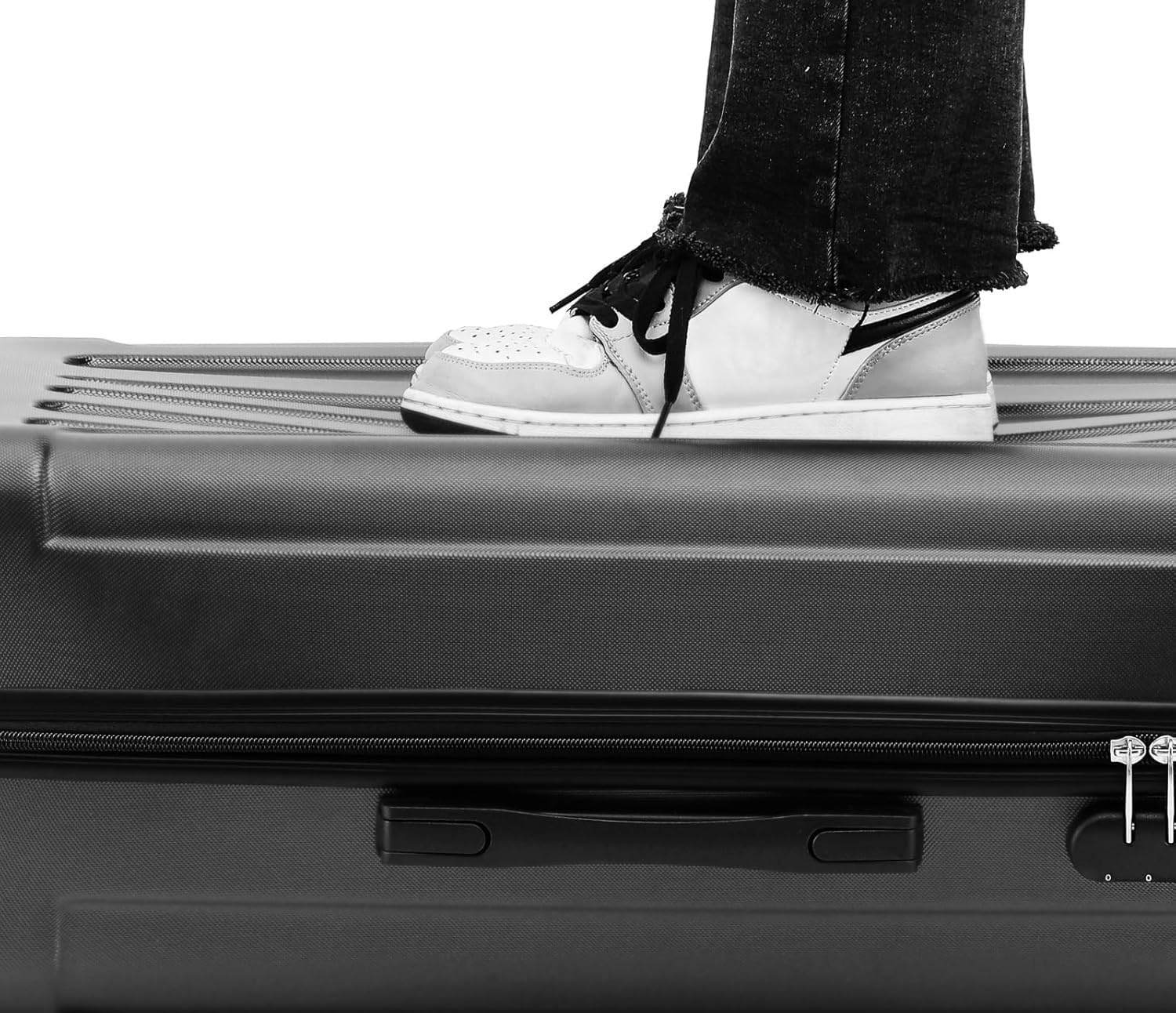 Valise Cabine 20″ (55 cm) Rigide ABS Léger et Durable, Bagage de Voyage Trolley 4 roulettes 360°, Suitcase Pas Cher, Soute Avion 20kg
