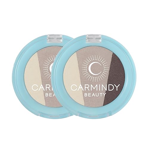 Scent Beauty - Sombra de ojos Carmindy Trio Quartz 3x - Paquete de 2 Scent Beauty - Sombra de ojos Carmindy Trio Quartz 3x - Paquete de 2