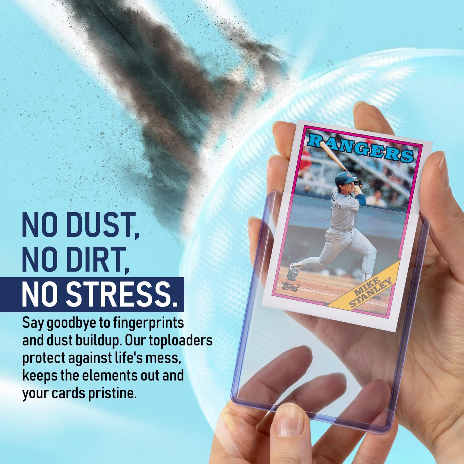 Premium Seamless 20PT - 360PT Thick Top Loaders for Cards | Top Loader Card Holder, Baseball Card Sleeves Hard Plastic, Hard Trading Cards Sleeves, TCG Sports Sleeve Hards, Toploader Clear Plastic.