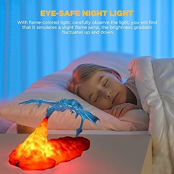 Amazon.com: Houkiper Dragon Lamp, 3D Printed Dragon Night Light