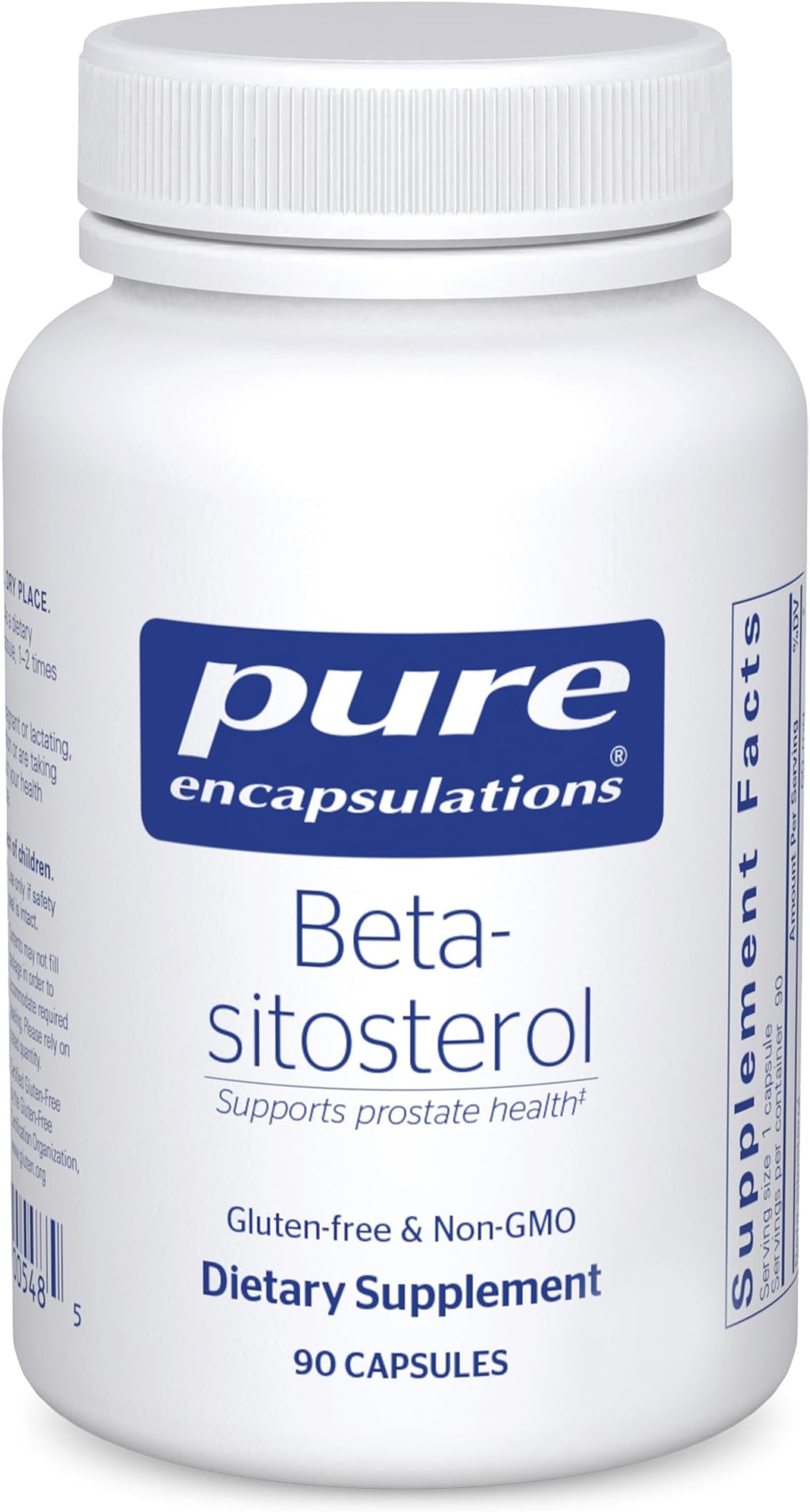 Pure Encapsulations Beta-Sitosterol | Supplement for Urinary Flow and Health* | 90 Capsules
