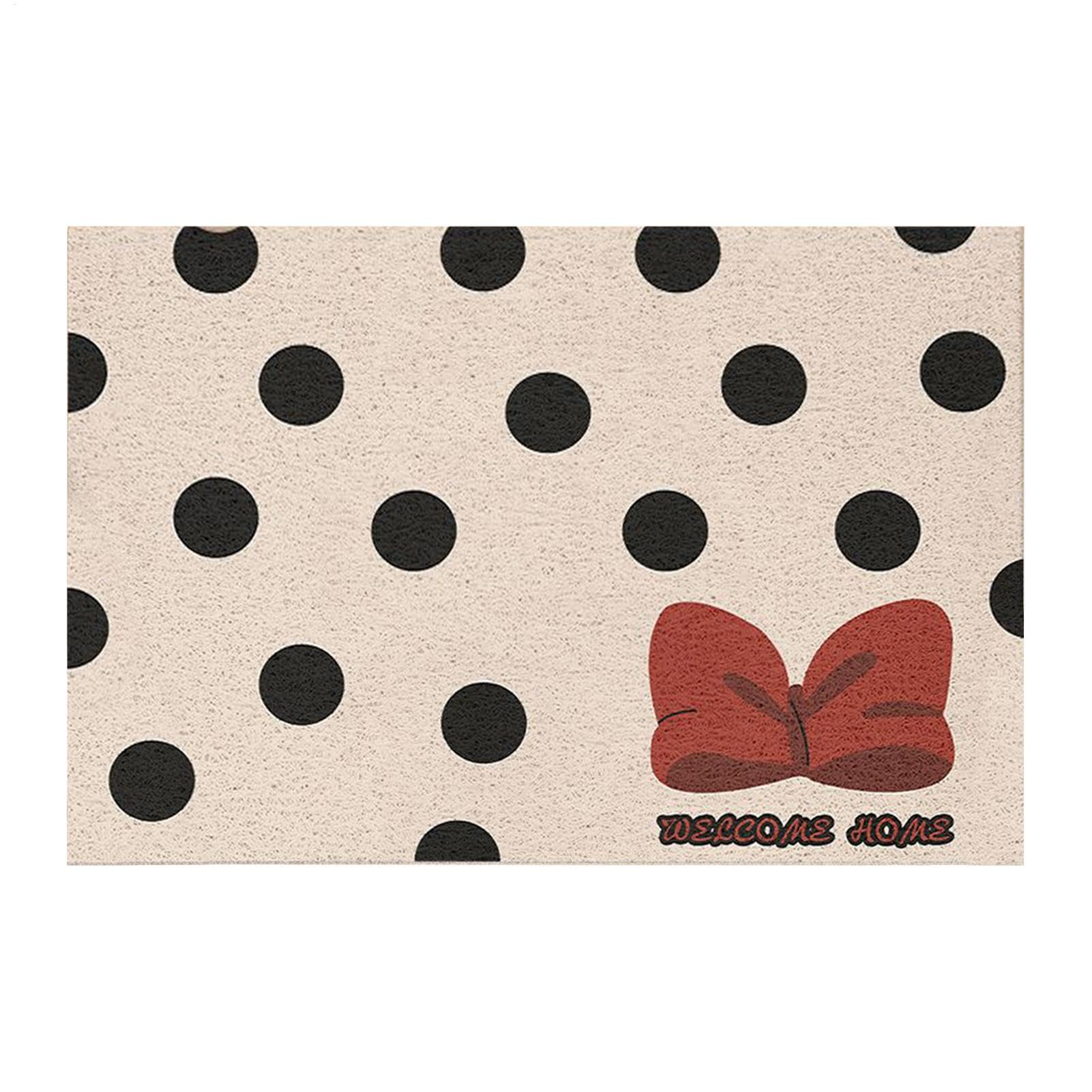 Tapis de porte de maison antidérapant et résistant saleté