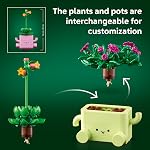 LEGO Botanicals Rocking Plants - Building Toy for Kids, Girls & Boys, Ages 9+ - Decor for Dorm Desk or Shelf - Housewarming Gift Ideas - 11506