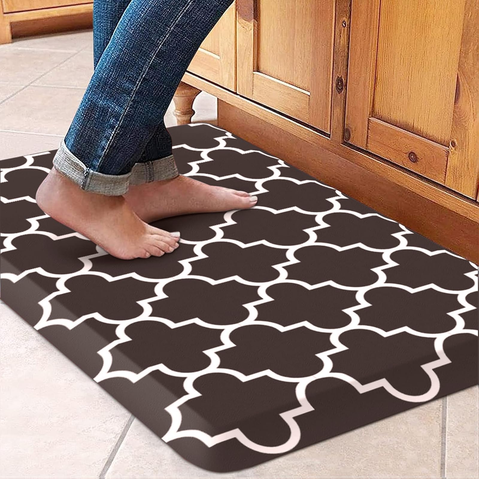 WISELIFE Kitchen Mats and Rugs Cushioned Anti-Fatigue, 17.3"x 28", Grey — Amazon image 26
