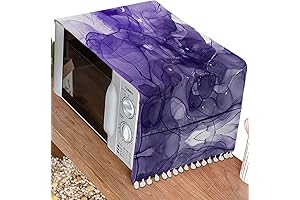 Purple Microwave Oven Dust Cover: A Perfect Match for Your Kitchen
