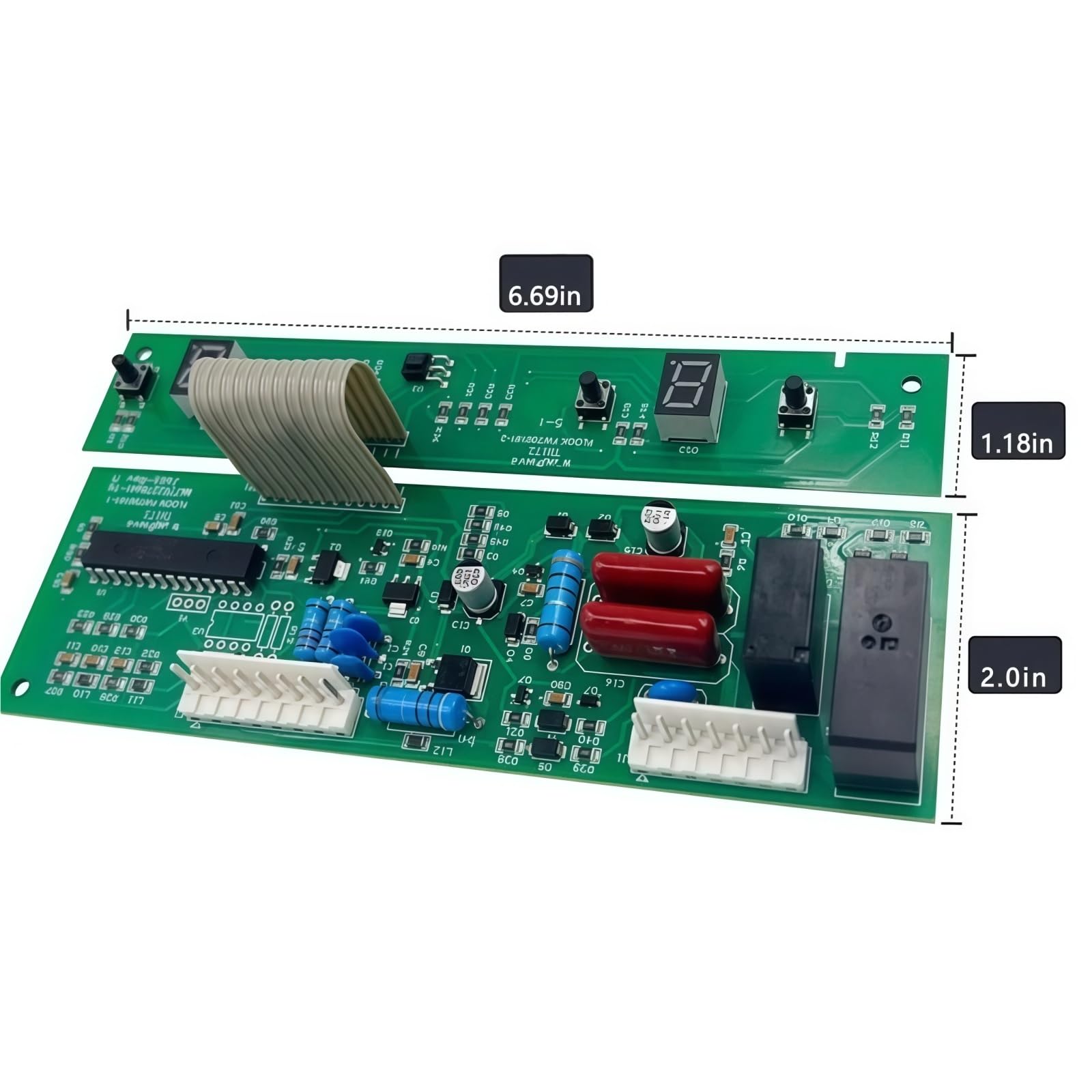 Placa base de refrigerador, compatible con Whirlpool W10503278,