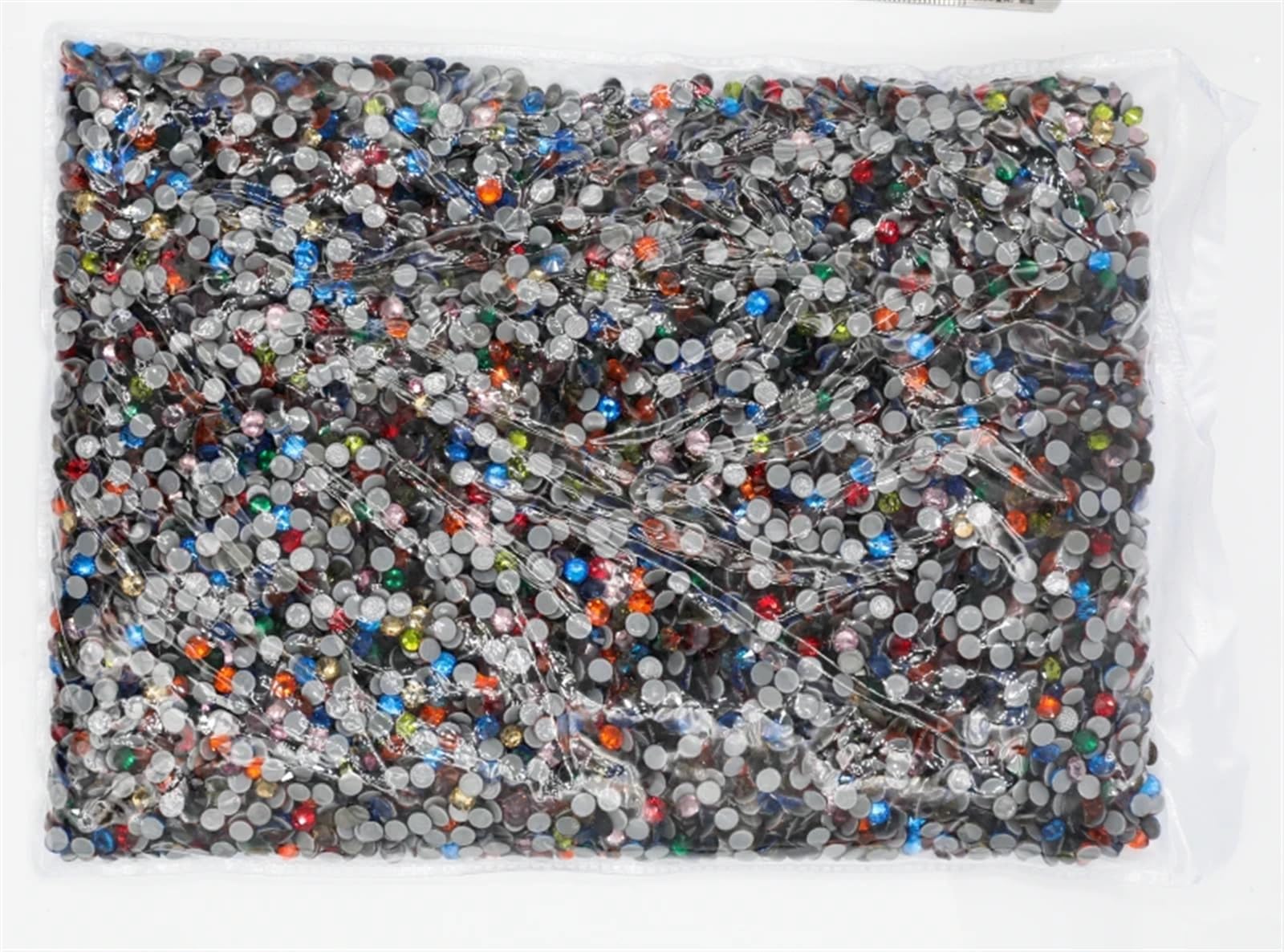 Strass Thermocollant Grand Sac en Vrac 45 Couleurs Strass thermocollants Cristal Strass thermocollants vêtement(Mix Colors)