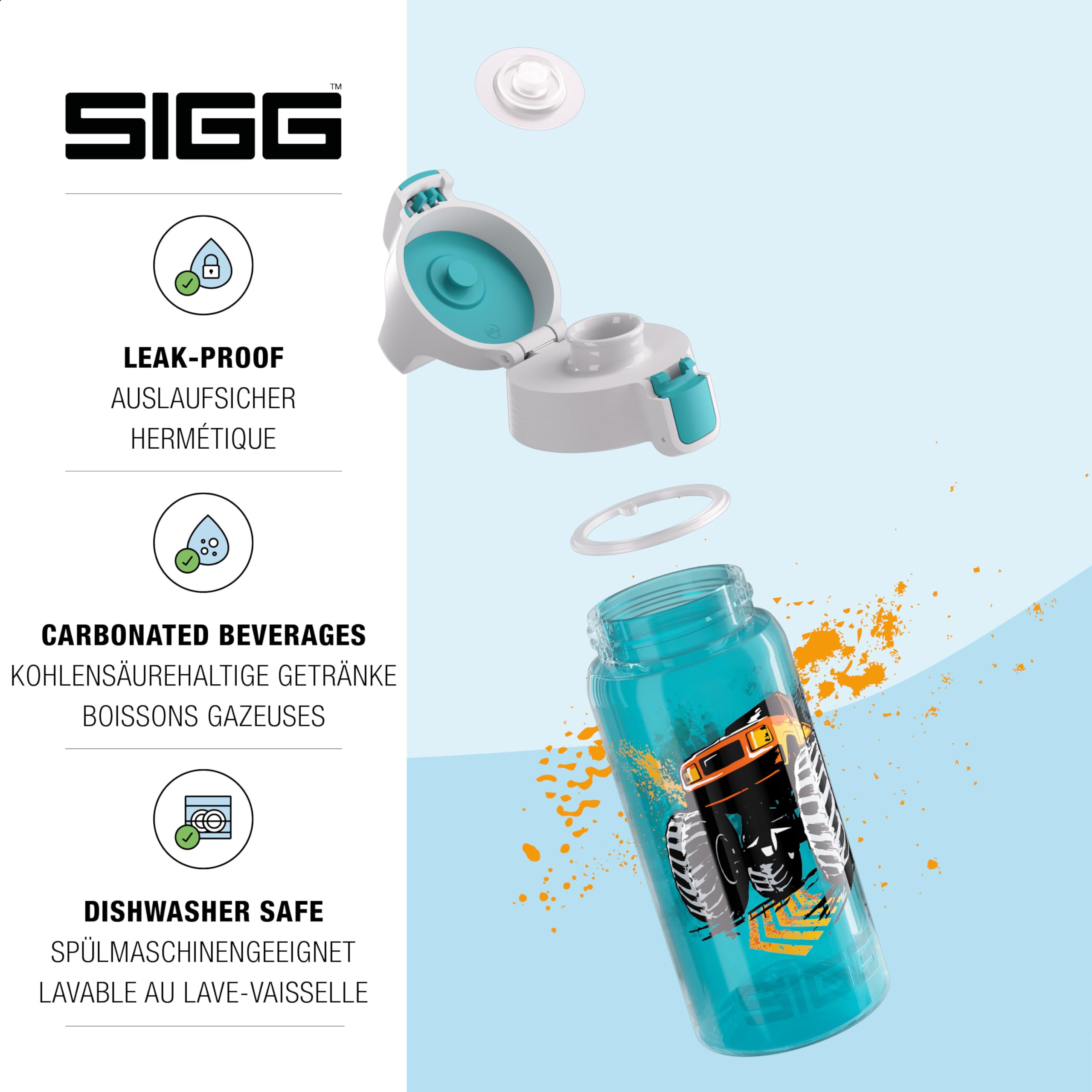 Sigg Gourde Enfant Viva One 0,5L Sans BPA Étanche