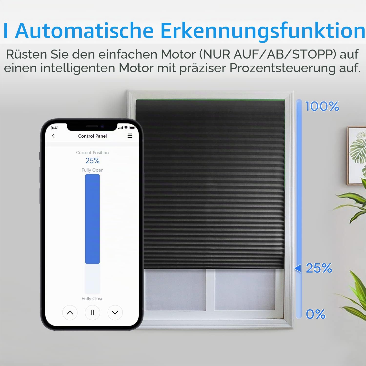 Meross WiFi Rollladenschalter (NEUTRALKABEL ERFORDERLICH), Fenstervorhang-Touchschalter kompatibel mit Alexa, Google Home und SmartThing [Energieklasse A+++] (Packung mit 2)