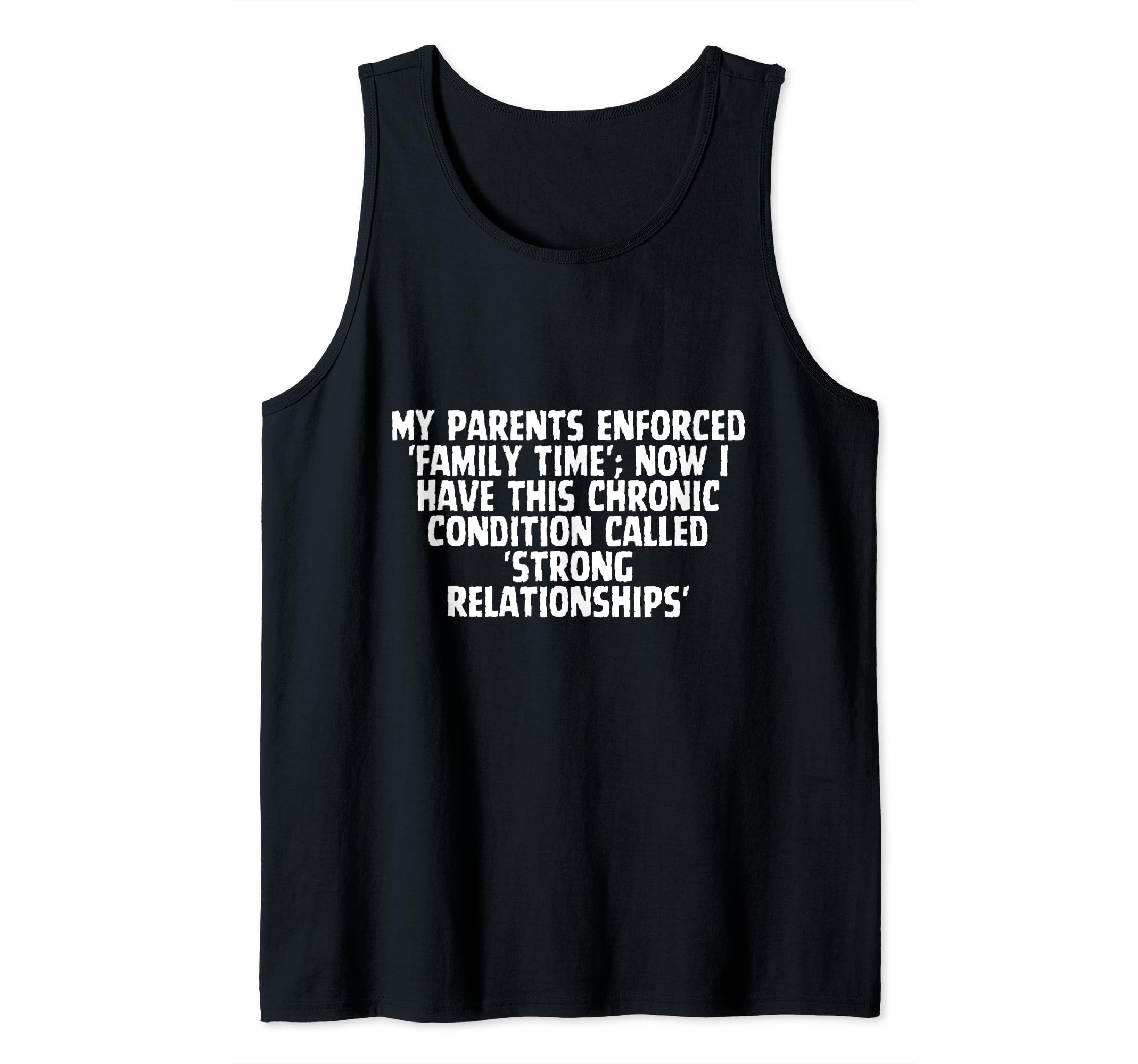 Funny Old School Strong RelationshipsTraditional Family Valu Tank Top
