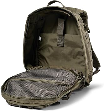 5.11 Tactical Backpack, RUSH 24 2.0 Military Survival Molle Back Pack with Laptop Compartment, 37L, Ranger Green, Style 56563ABR