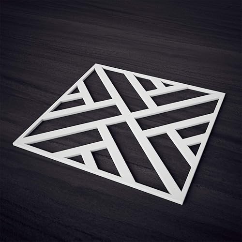 Miniatura 4 de Ekena Millwork 23 38 pulgadas de ancho x 23 38 pulgadas de alto x 38 pulgadas de alto x 38 pulgadas de alto. Paneles de pared decorativos Killeen