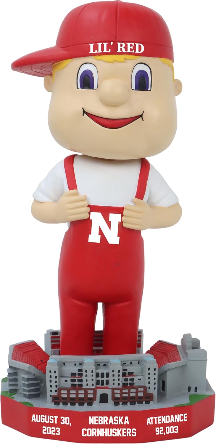 Lil' Red Nebraska Cornhuskers Volleyball World Record Bobblehead College