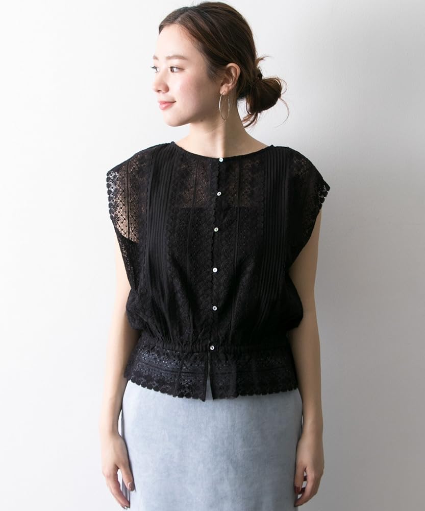 ◆新品未使用◆ URBAN RESEARCH 2way レースブラウス URBAN RESEARCH（アーバンリサーチ）の「前後2WAYレースブラウス