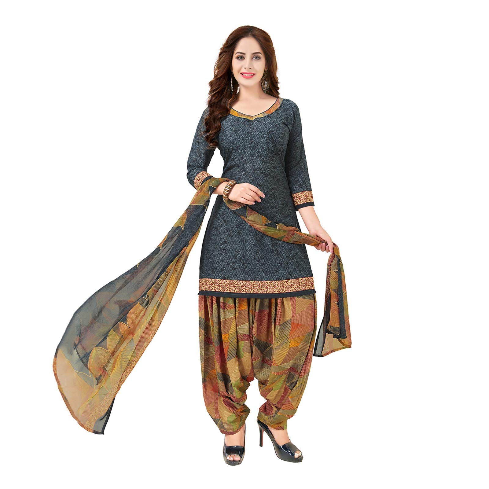 Buy GiftsnFriends Women's Crepe Dress 