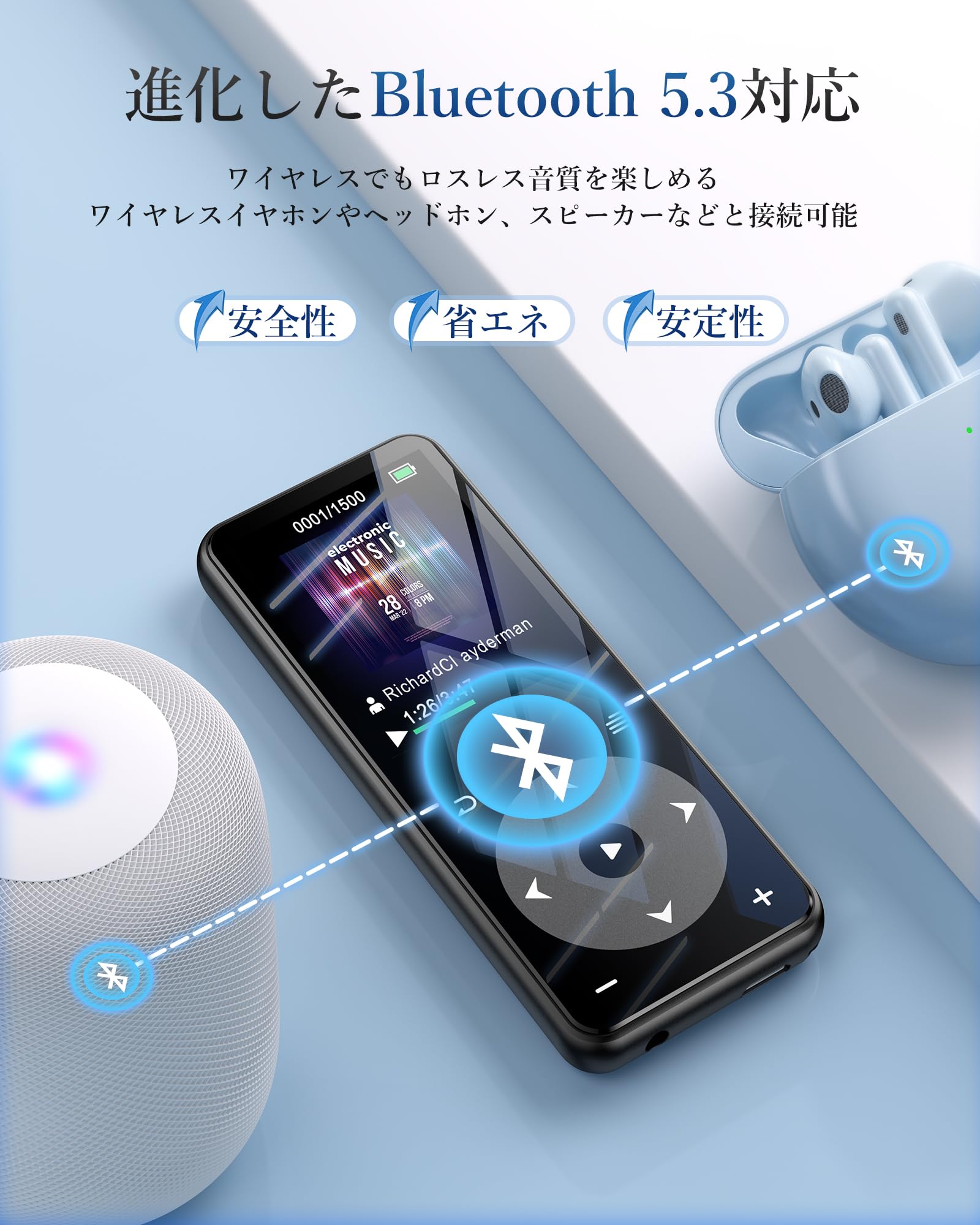 Amazon.co.jp: 【日本正規品・国内認証済】 MP3プレーヤー AGPTEK