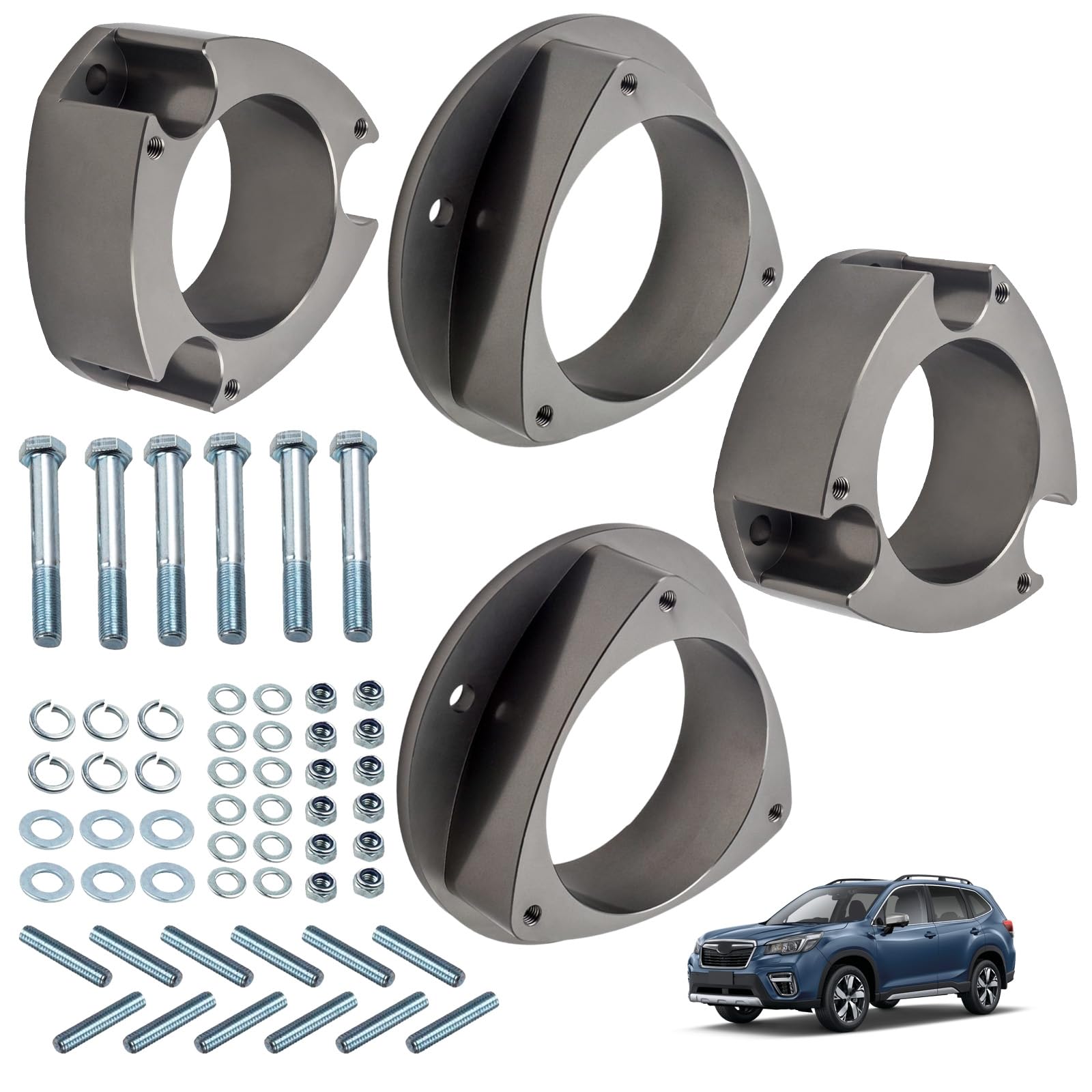 maXpeedingrods 3" Höherlegung Vorne & 3" Hinten für Subaru Impreza Forester Legacy Outback 1998-2008 2003 2004 2005 Fahrwerk Nivellierungs Lift Kit