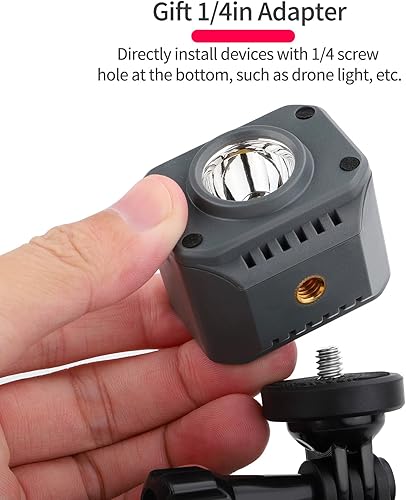 Miniatura 4 de Avata - Paquete de montaje de adaptador FPV para DJI Avata Drone Action 2 para cámaras de acción Insta360 Go 1 Go 2, accesorios de cámaras de