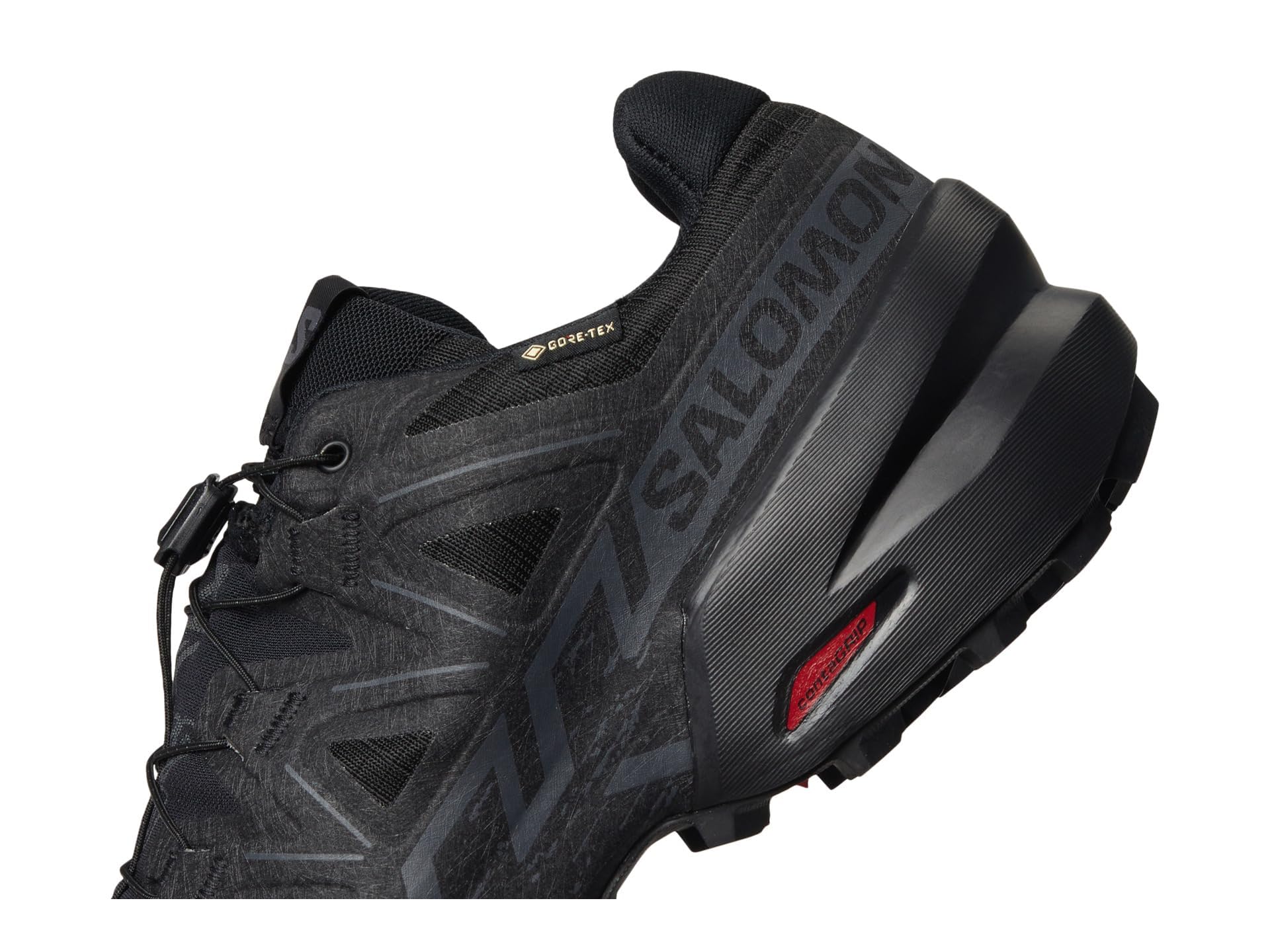 Salomon Speedcross 6 GTX 417386, Mens Running Shoes, Black, 41 1/3 EU