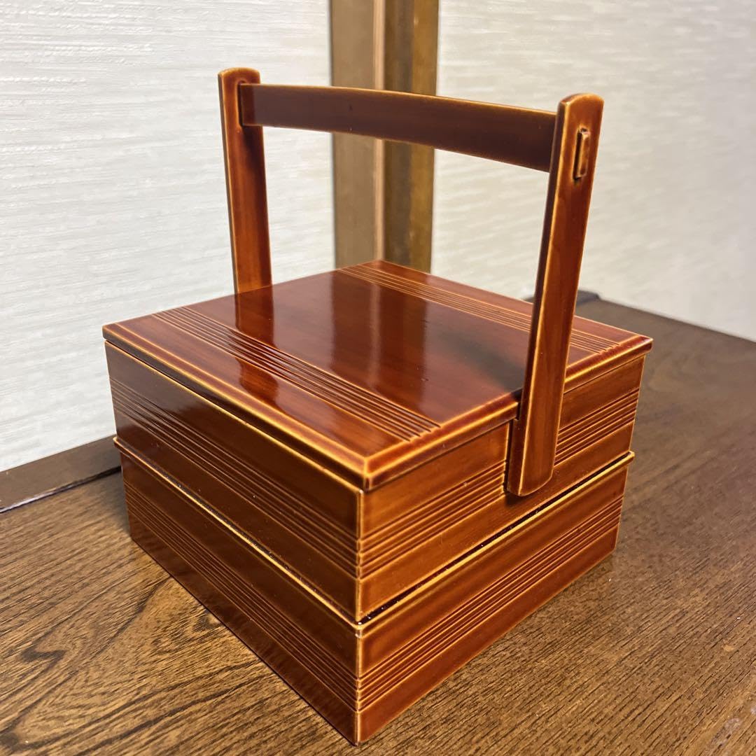 Amazon.co.jp: 飛騨 お重 2段 飛騨春慶 重箱 : ホーム＆キッチン