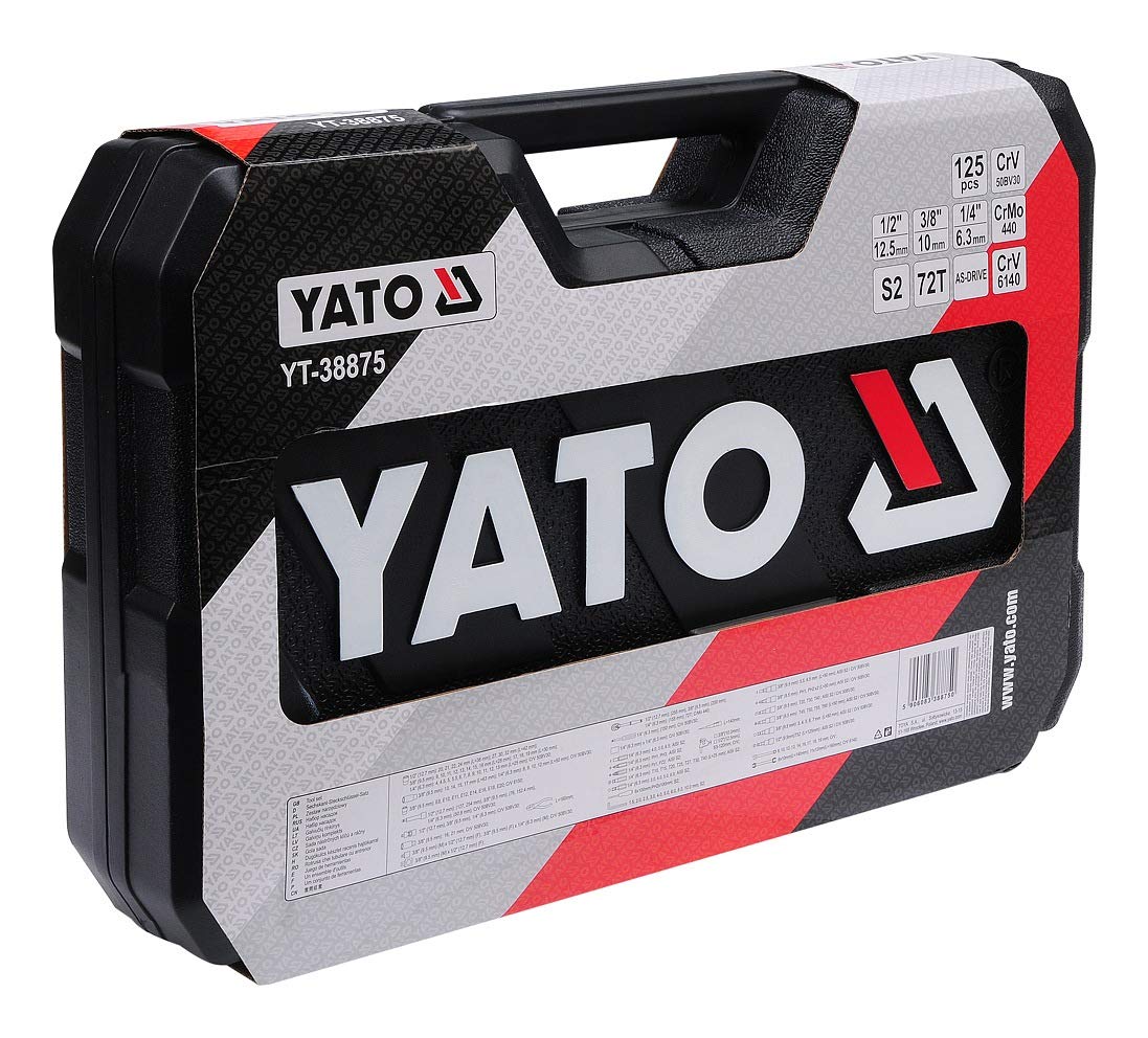 Yato YT-38875 125Pcs Tool Set|Power Tool|Home Tool|Industrial tool