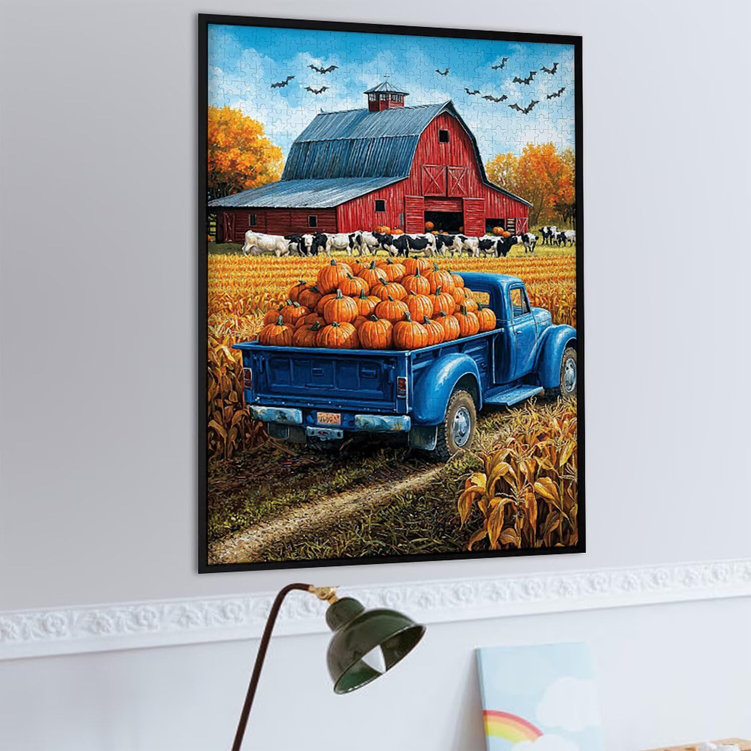 Puzzle 5000 sztuk Puzzle dla dorosłych 156 x 105 cm Gra edukacyjna prezenty dla dorosłych i dzieci w wieku 14 lat, kreatywny prezent dla relaksu - (dynie hodowlane) x-645