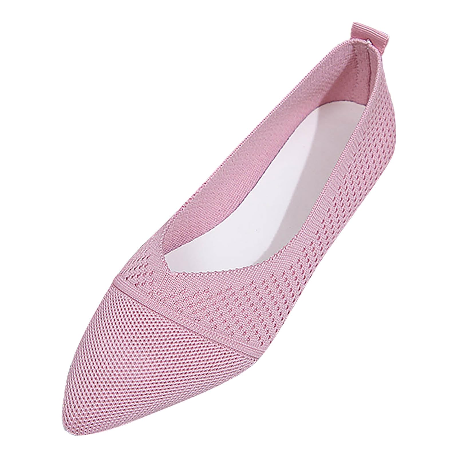 Zapatos planos de mujer transpirables estilo slip on con suela blanda flexible 7