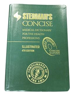 Stedmans Concise Medical Dictionary for the Health Professions Illustrated Book with CD-ROM