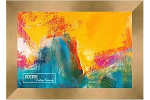 Durable 24x18 Framed Picture | Bronze Wood + UV Shielded Plexiglass